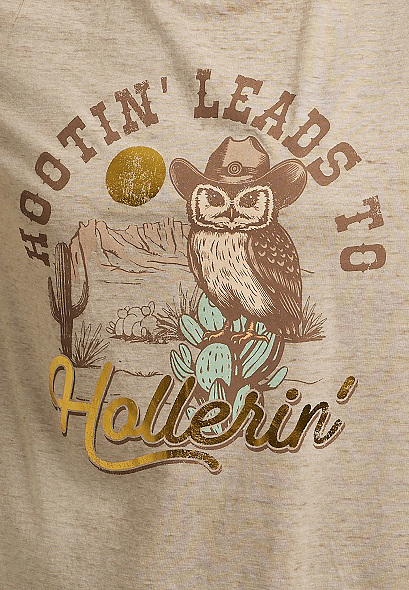 Hootin Leads To Hollerin Classic Fit Graphic Tee, C5640, large