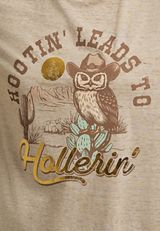 Hootin Leads To Hollerin Classic Fit Graphic Tee, C5640, small