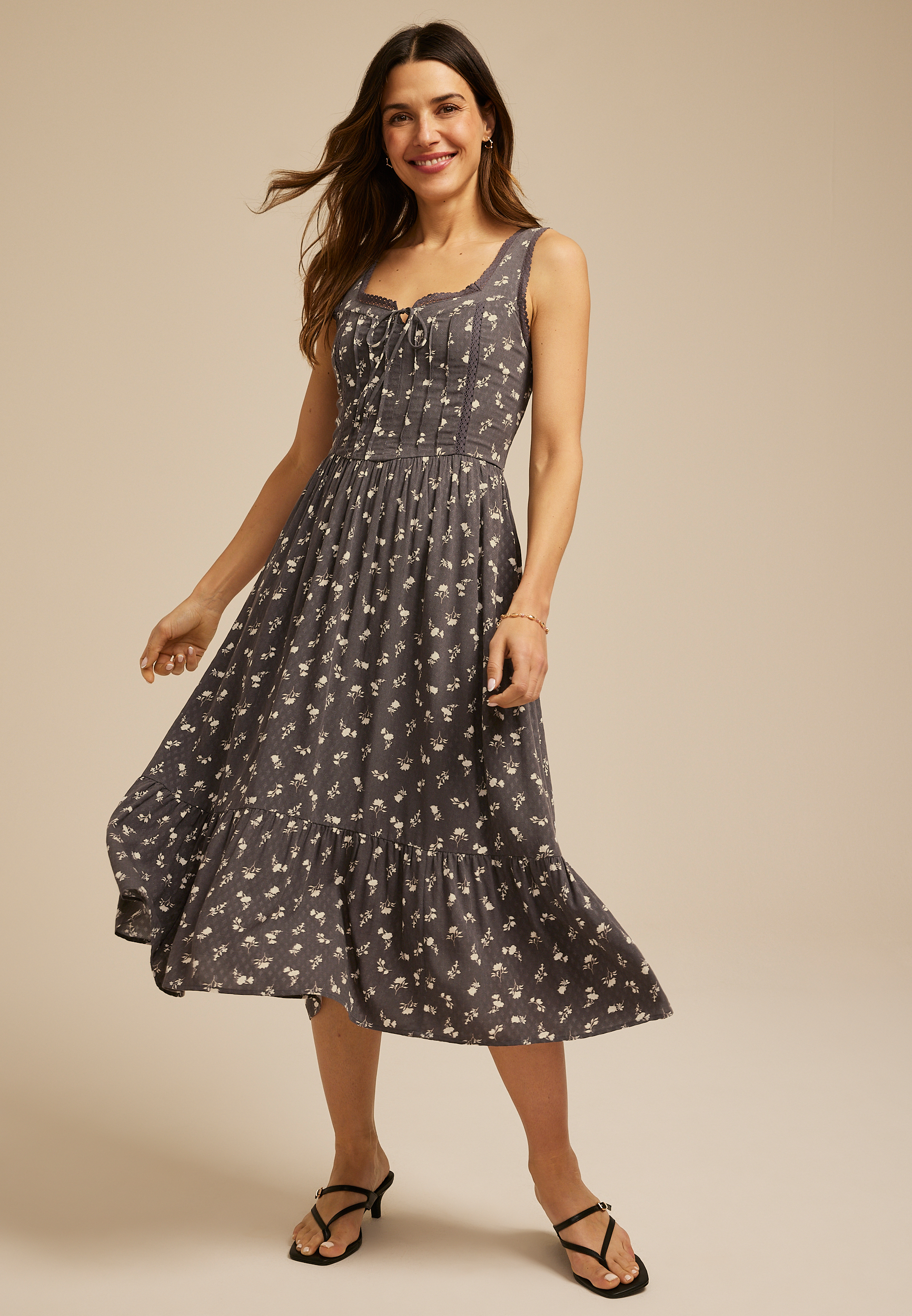 Bare Sweetheart Midi Dress