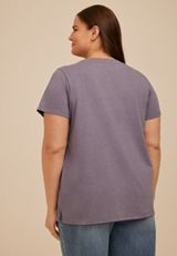 Plus Size Floral Be True To Yourself Classic Fit Graphic Tee, C3462, small