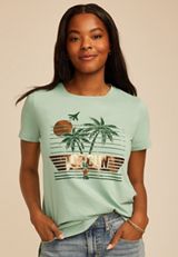 Top Gun Classic Fit Graphic Tee, MINT GREEN, small