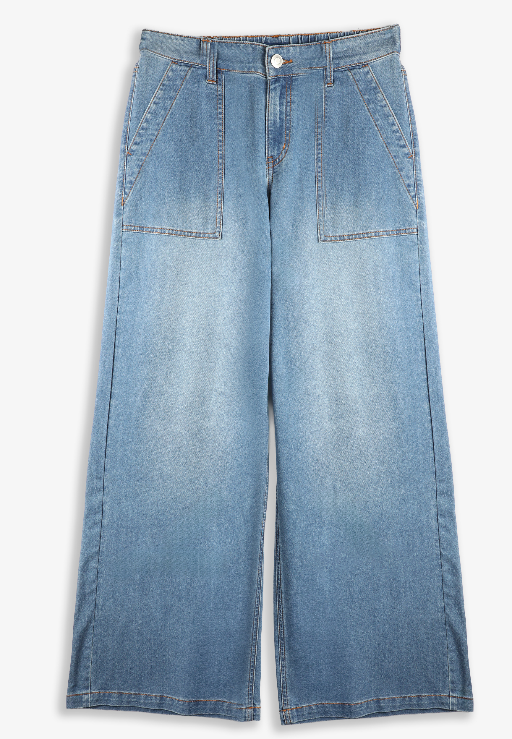 m jeans by maurices™ Medium Mid Rise Soft Utility Wide Leg Jean