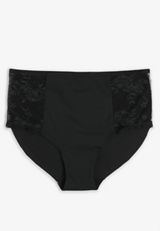Invisibliss Lace Side High Waist Hipster Panty, C106, small