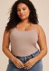 Plus Size Nylon Cami, C211, small