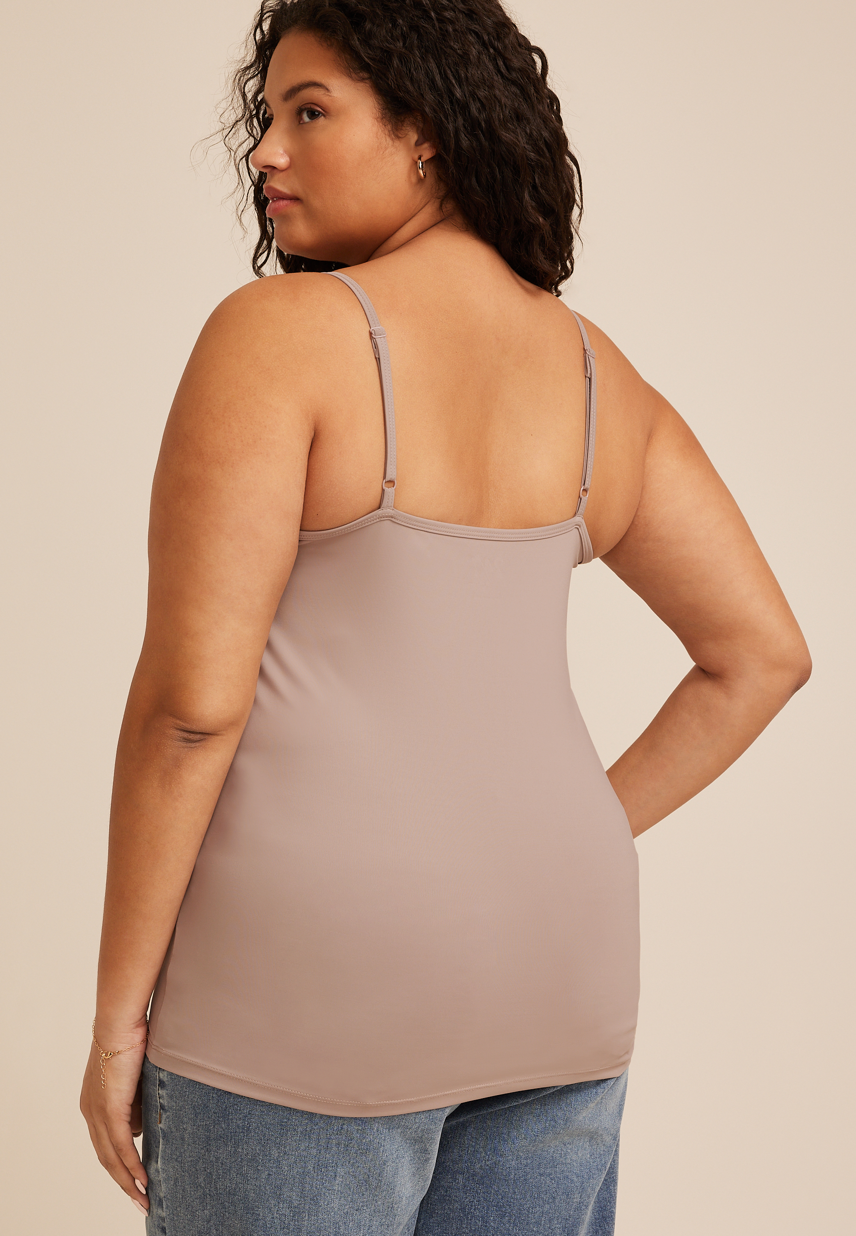 Plus Size Nylon Cami, C211, large