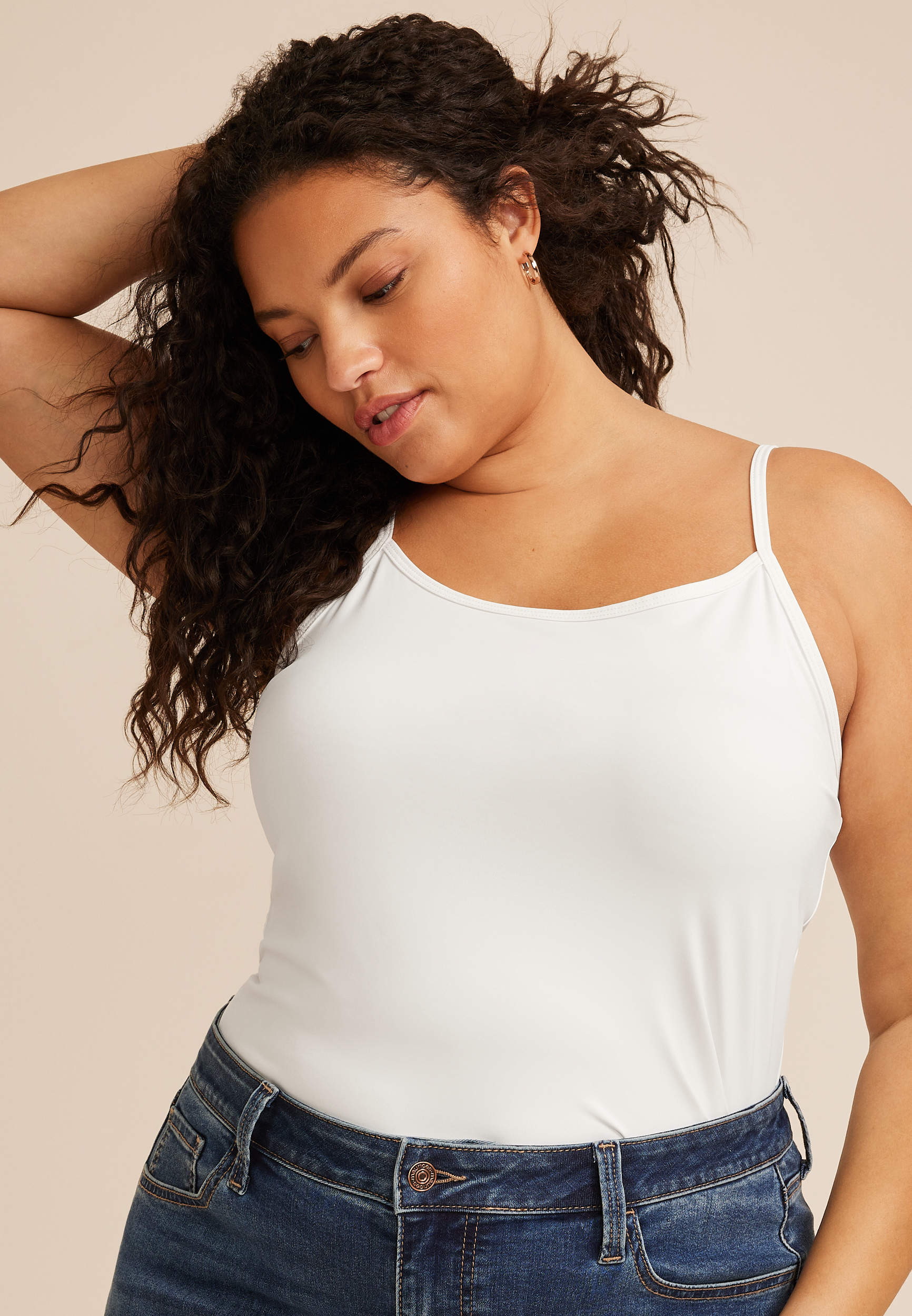 Plus Size Nylon Cami