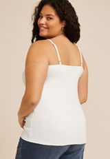 Plus Size Nylon Cami, C223, small