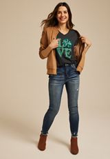 Clover Love Classic Fit Graphic Tee, C125, small