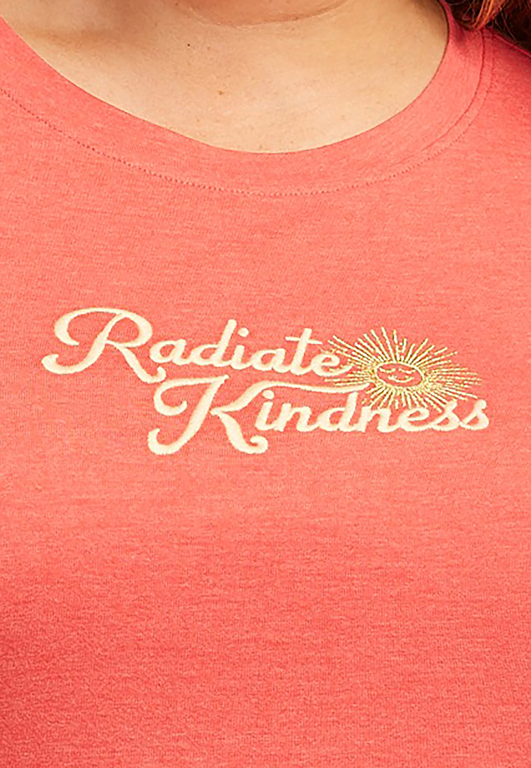 Plus Size Radiate Kindness Classic Fit Graphic Tee, ROSE OF SHARON, large