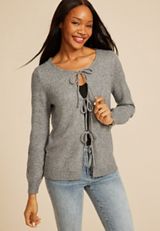 Bow Tie Front Cardigan, C2820, small