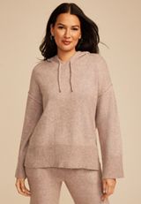 Cozy Step Hem Hooded Sweater, C1923, small