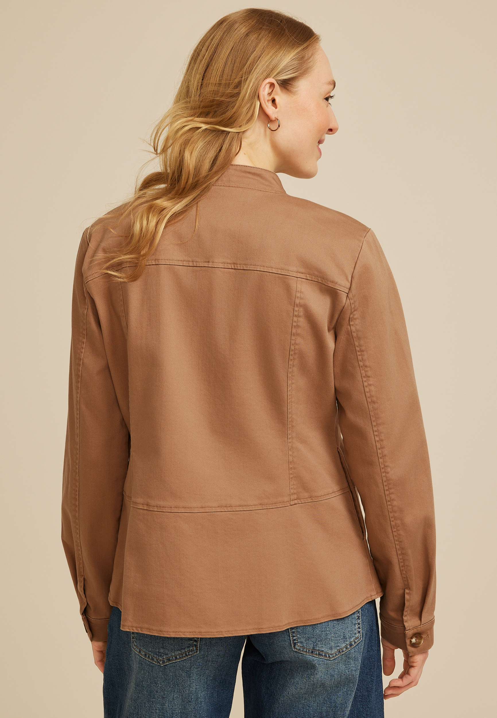 Military Twill Jacket, C574, large
