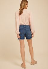m jeans by maurices&trade; High Rise Destructed Rolled Hem 5in Short, C3337, small