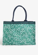 Printed Carryall Tote Bag, SHADY GLADE, small