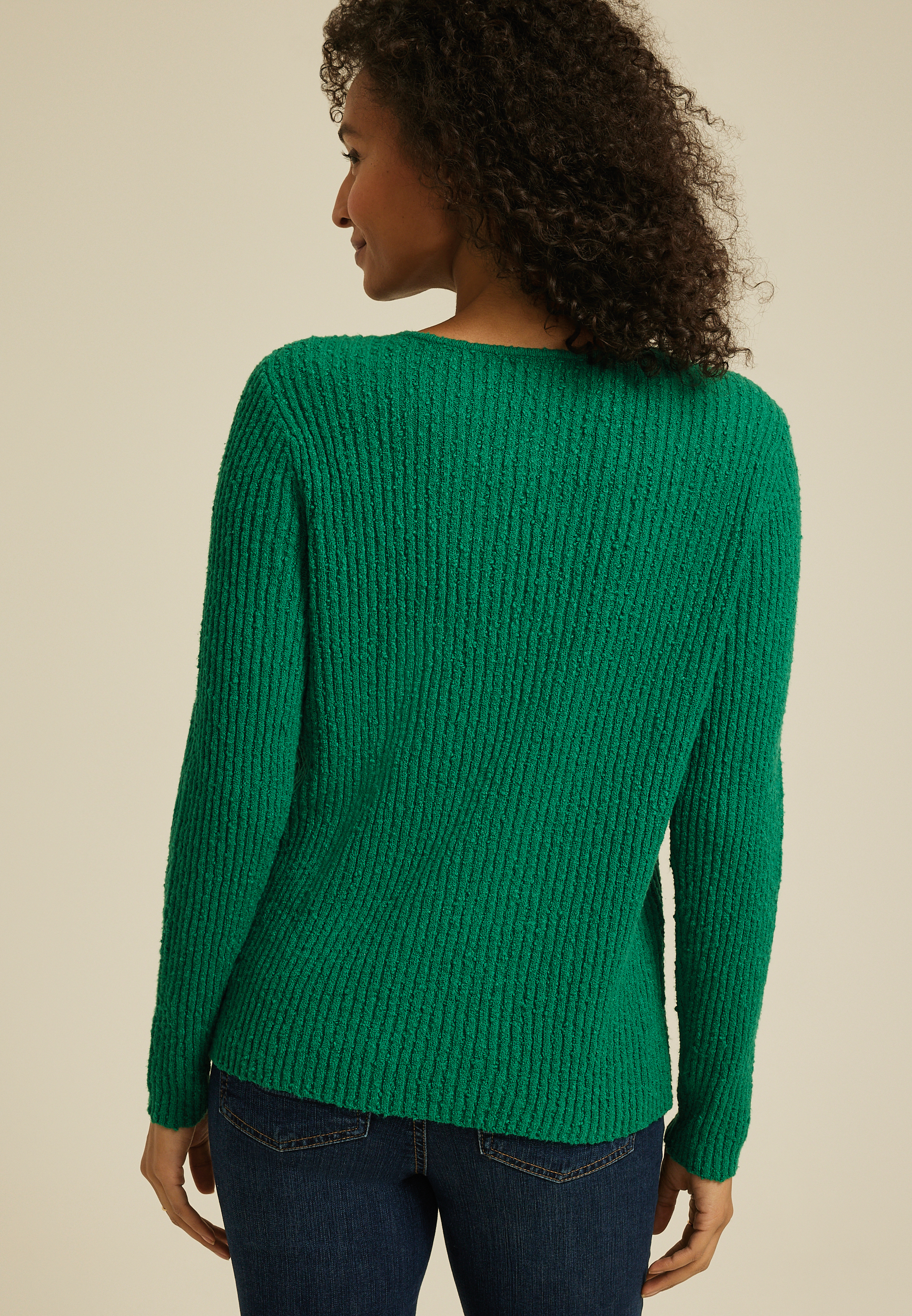 Tie Front Ribbed Cardigan, C9558, large