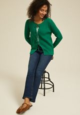 Tie Front Ribbed Cardigan, C9558, small