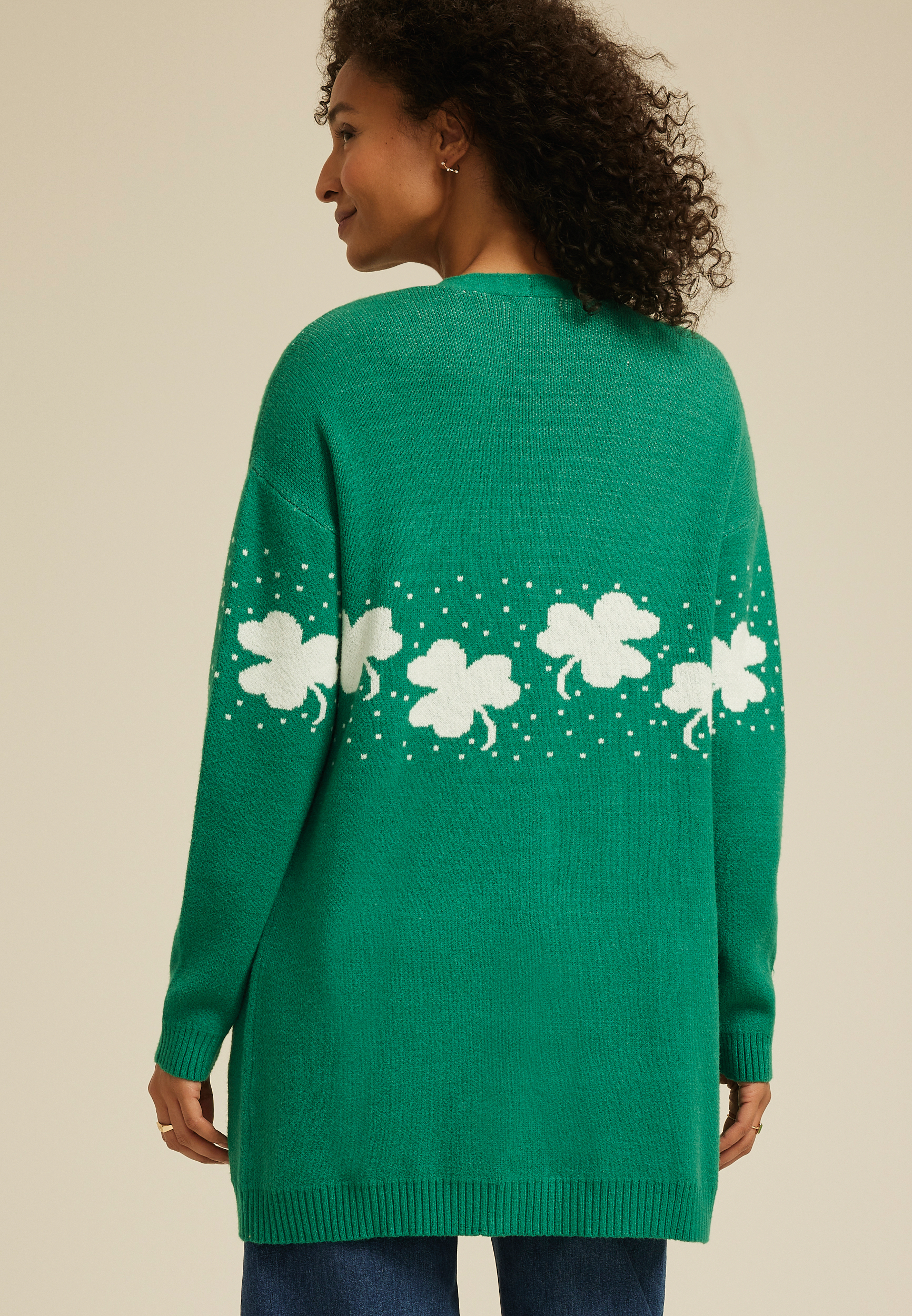 Clover Open Front Cardigan