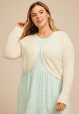 Plus Size Solid Long Sleeve Dress Cardigan, C8232, small
