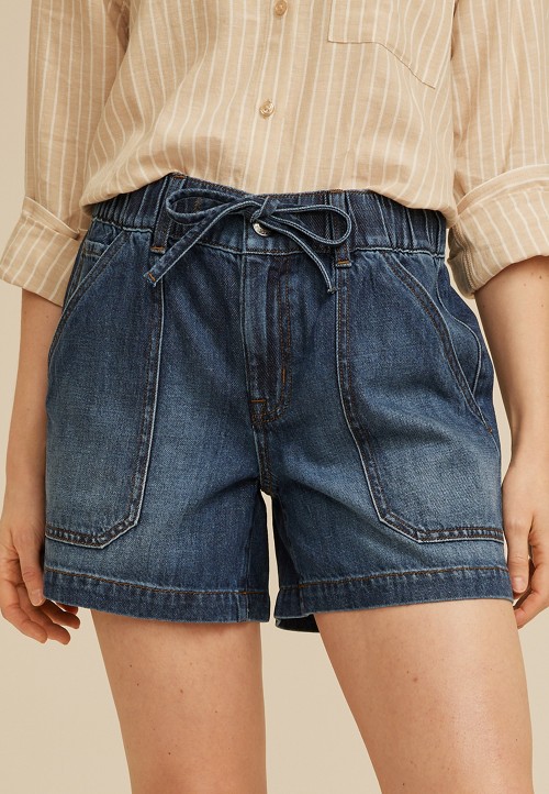 m jeans by maurices™ High Rise Dark Soft 5in Short | maurices