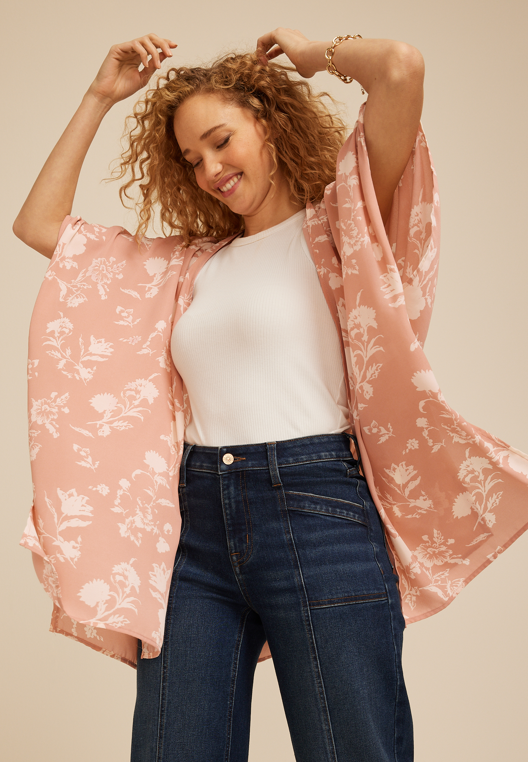 Floral Kimono, C9370, large