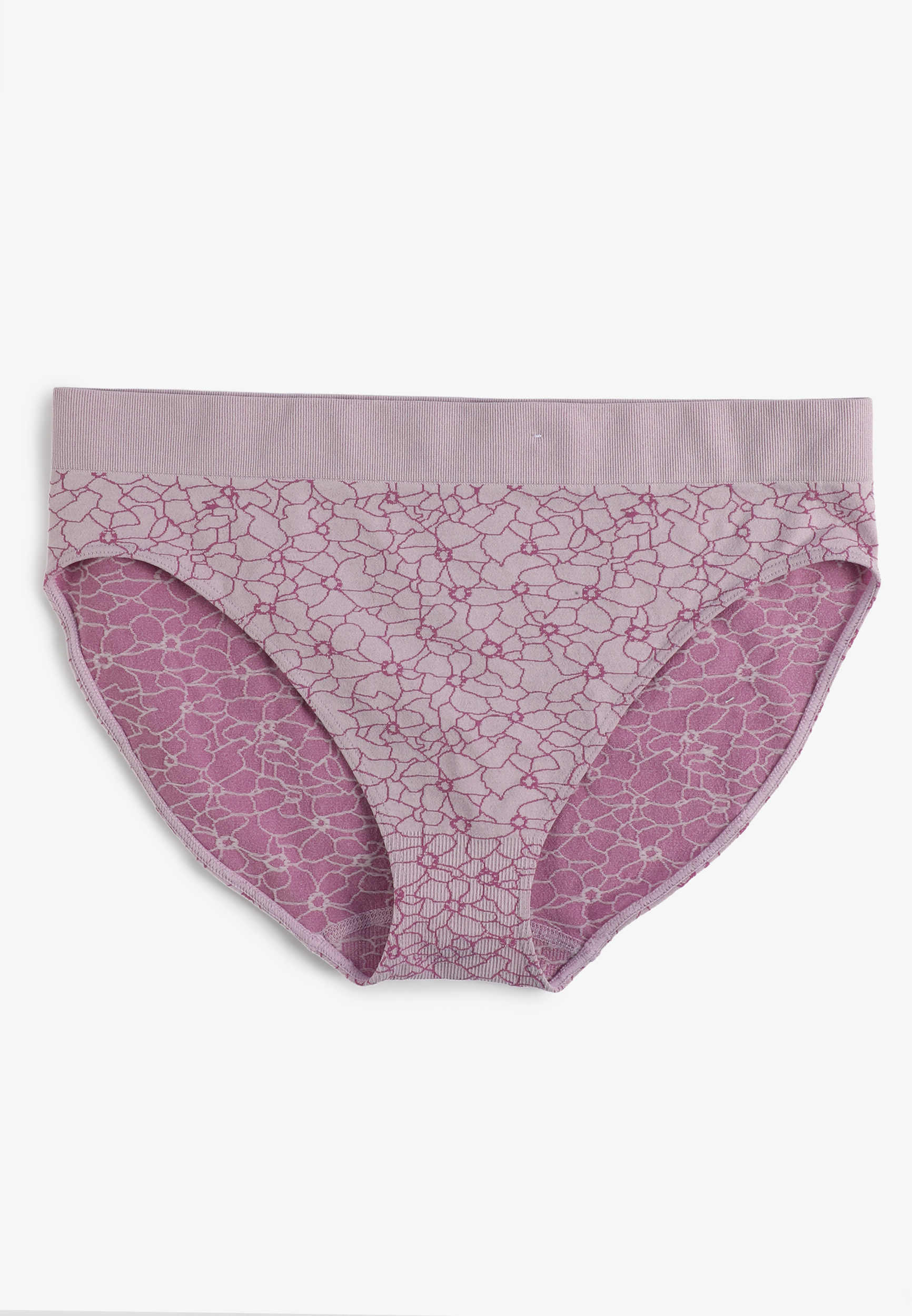 True Stretch Seamless Floral Jacquard Bikini Panty