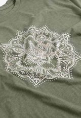 Lotus Mandala Relaxed Fit Graphic Tee, C4153, small