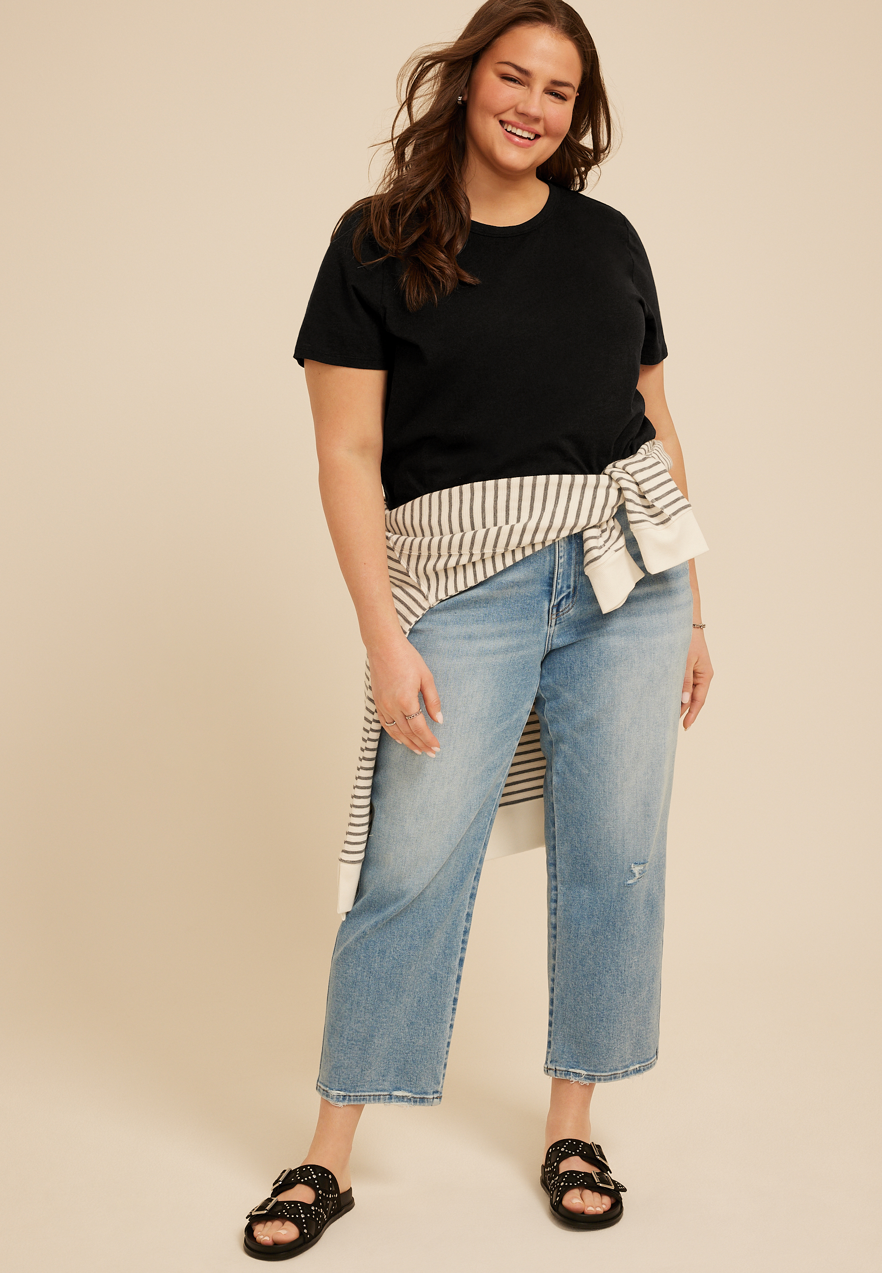 Plus Size 24/7 Dawson Crew Neck Tee - thumbnail 3