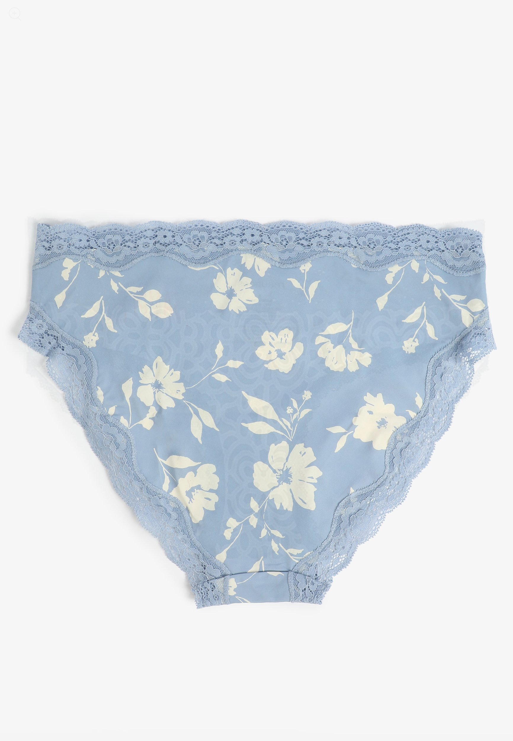 True Stretch Jersey High Waist Floral Bikini Panty, C8499, large