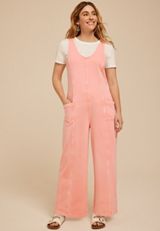 Bare Washed Terry Jumpsuit, C3204, small