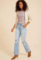 KanCan&trade; High Rise Open Ripped Relaxed Straight Jean, C2806, small