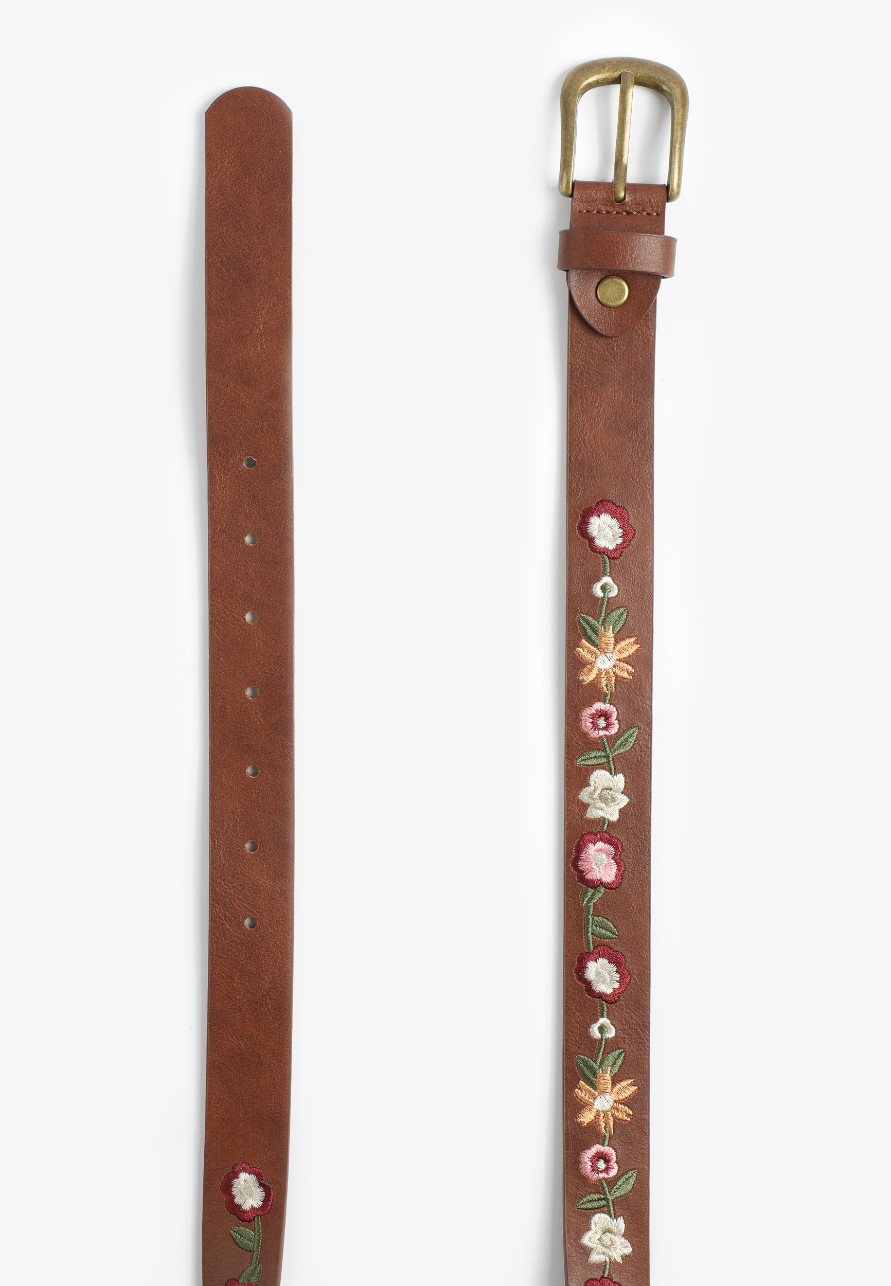 Plus Size Floral Embroidered Belt, C1144, large