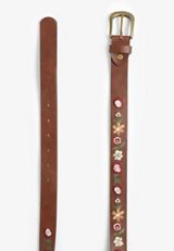 Plus Size Floral Embroidered Belt, C1144, small