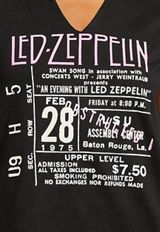 Led Zeppelin Classic Fit Graphic Tee, BLACK, small