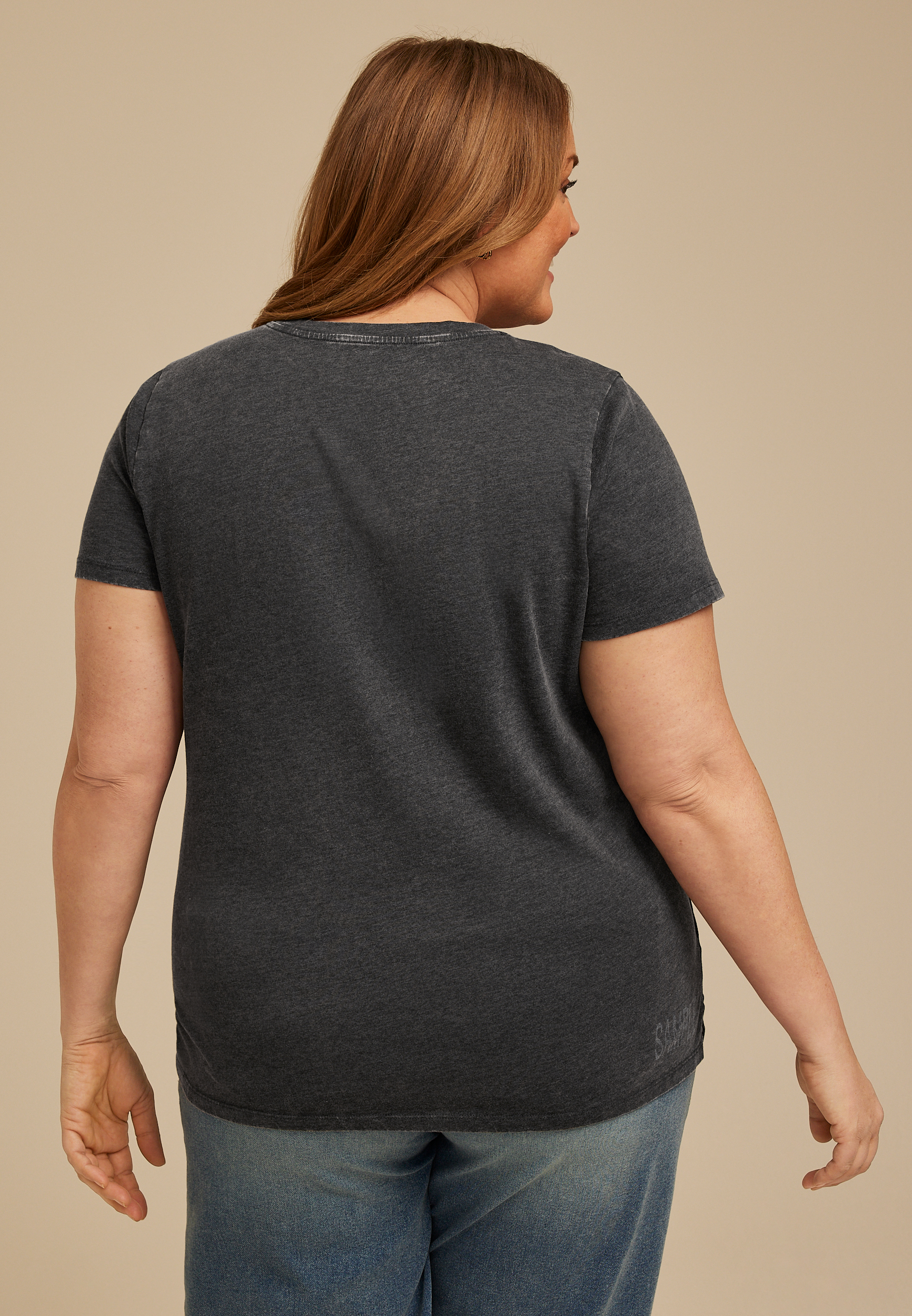 Plus Size Celestial Sun And Moon Classic Fit Graphic Tee, C125, large