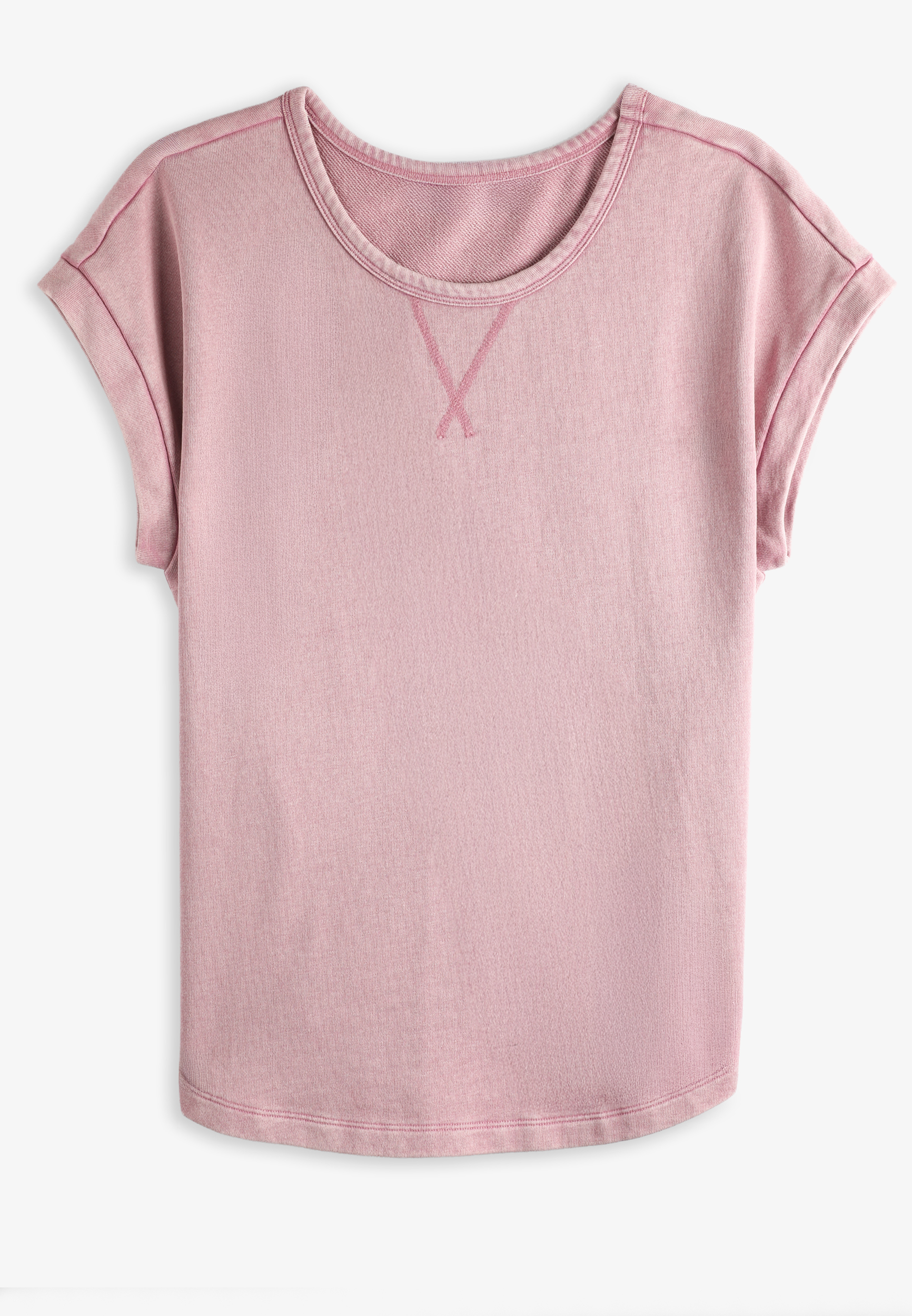 Washed Terry Short Sleeve Tee