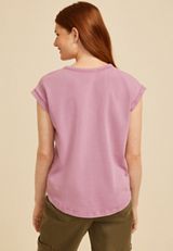 Washed Terry Short Sleeve Tee, C3454, small