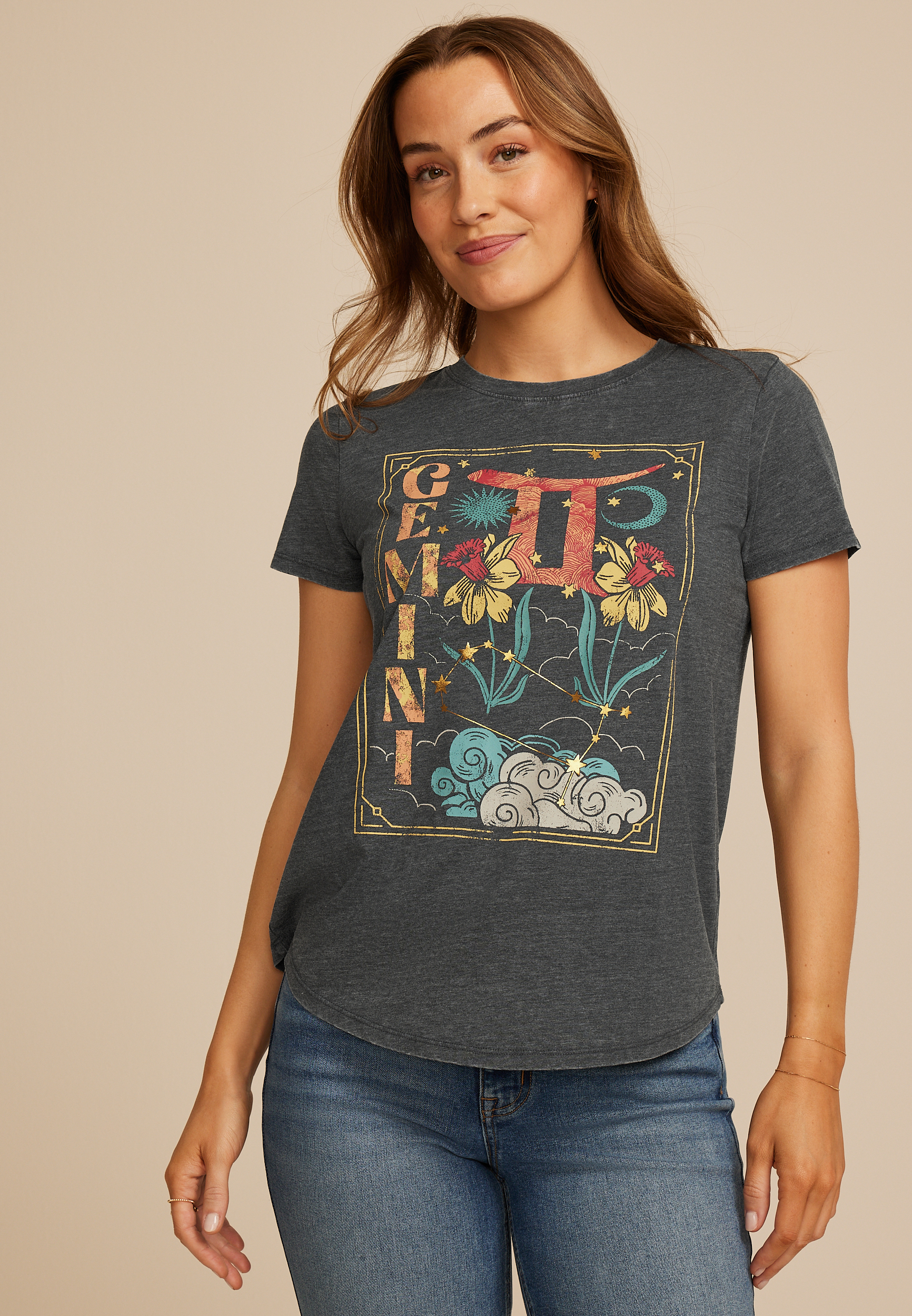 Zodiac Signs Classic Fit Graphic Tee