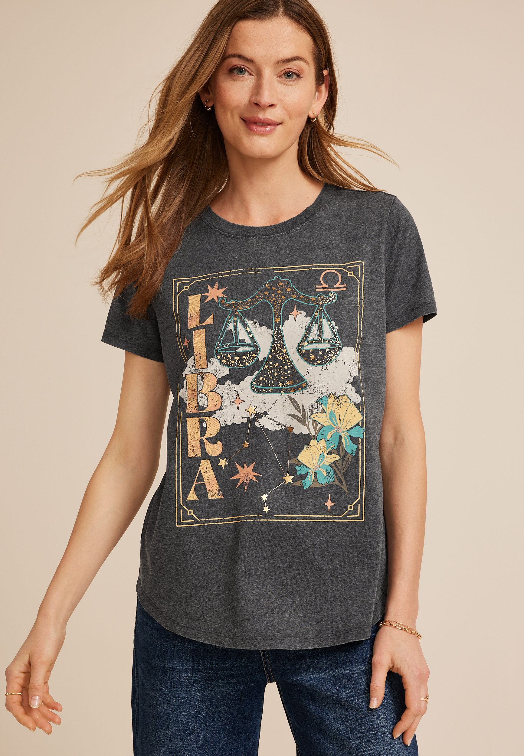 Zodiac Signs Classic Fit Graphic Tee