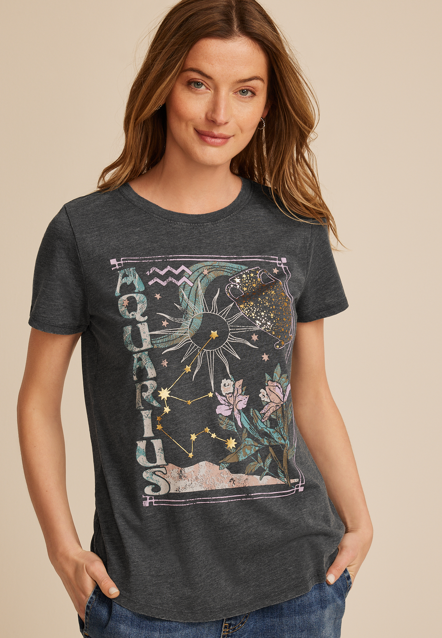 Zodiac Signs Classic Fit Graphic Tee