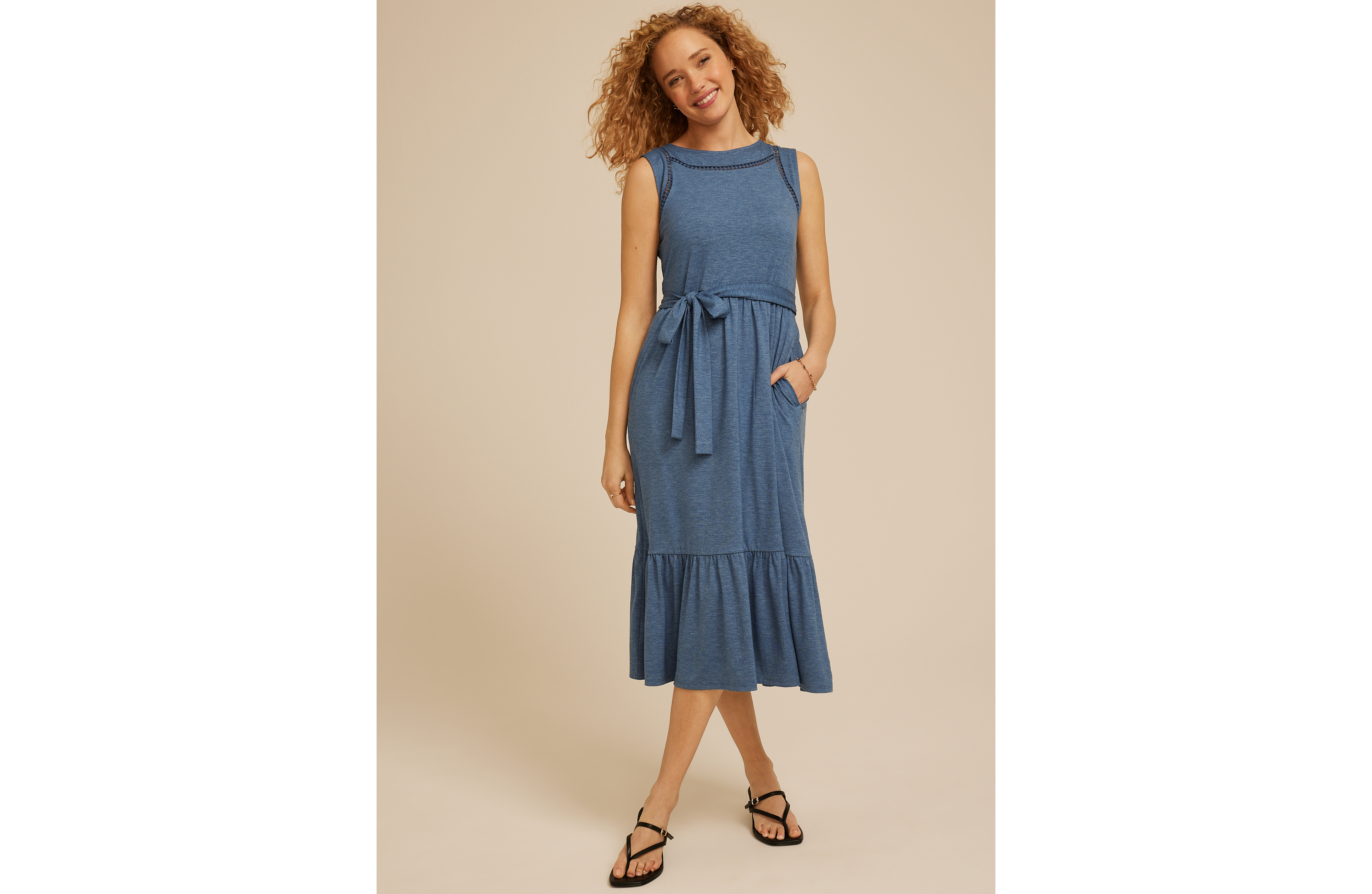 24/7 Bare Midi Dress