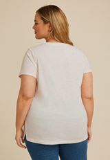 Plus Size Peanuts Charlie Brown Classic Fit Graphic Tee, LIGHT OATMEAL HEATHER, small