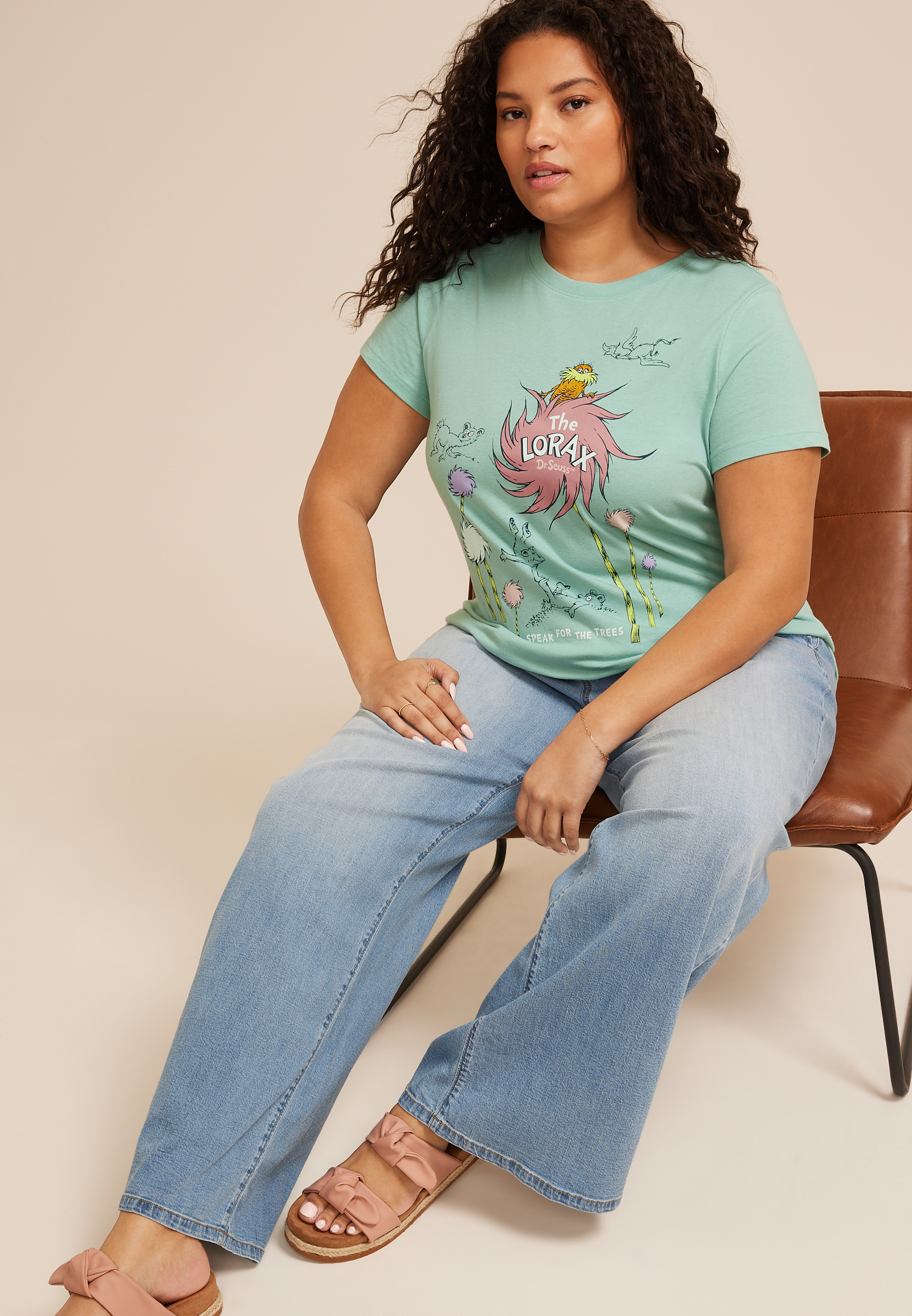 Plus Size The Lorax Classic Fit Graphic Tee, C8707, large