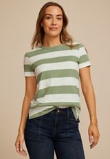 24/7 Dawson Striped Crew Neck Tee, C914, small