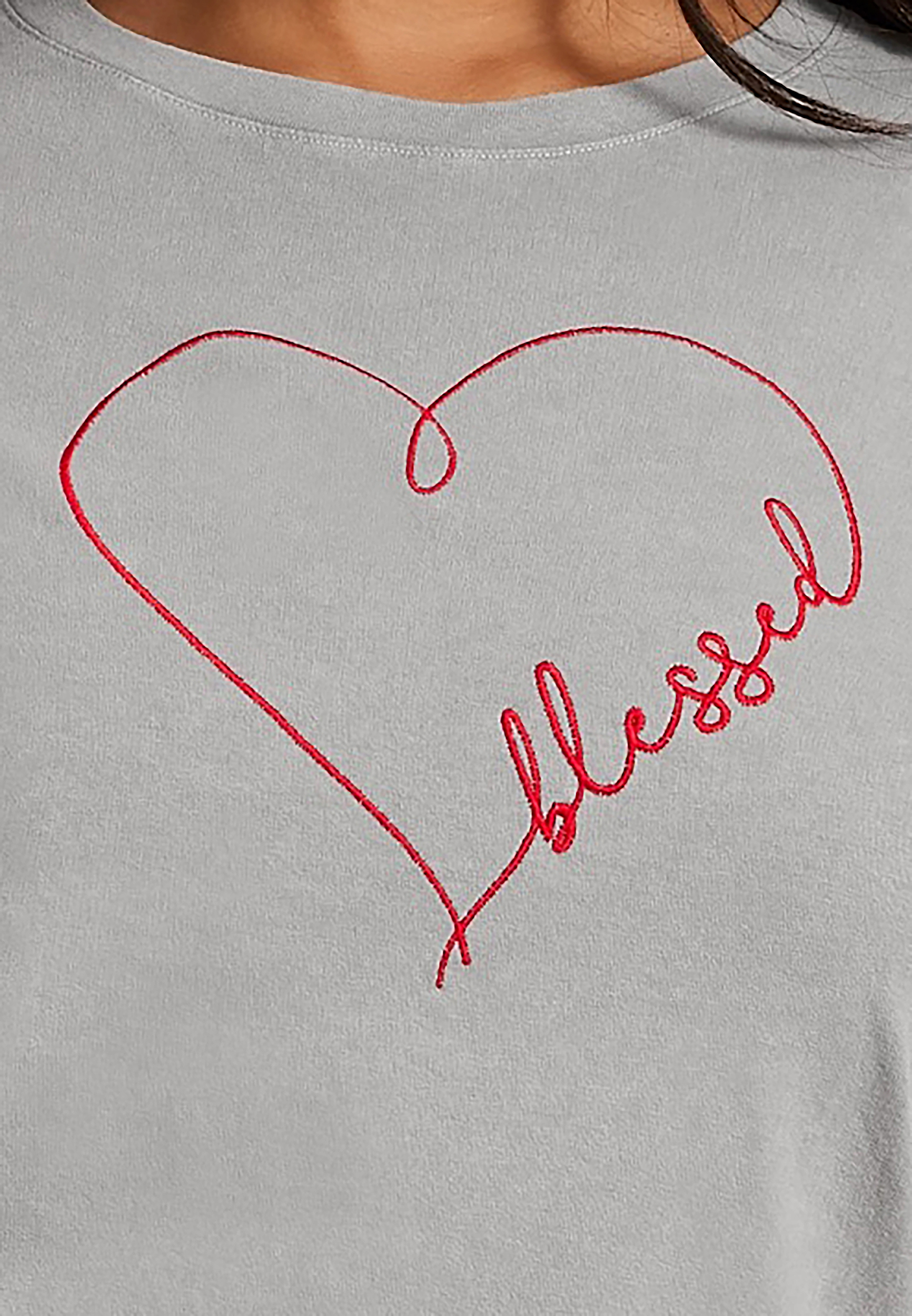 Plus Size Blessed Heart Standard Fit Graphic Tee, C9766, large
