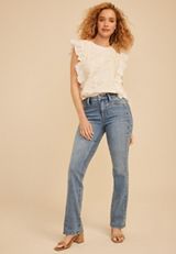 Everflex&trade; High Rise Side Seam Slim Boot Jean, C2806, small