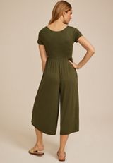 24/7 Short Sleeve Wide Leg Jumpsuit, C186, small