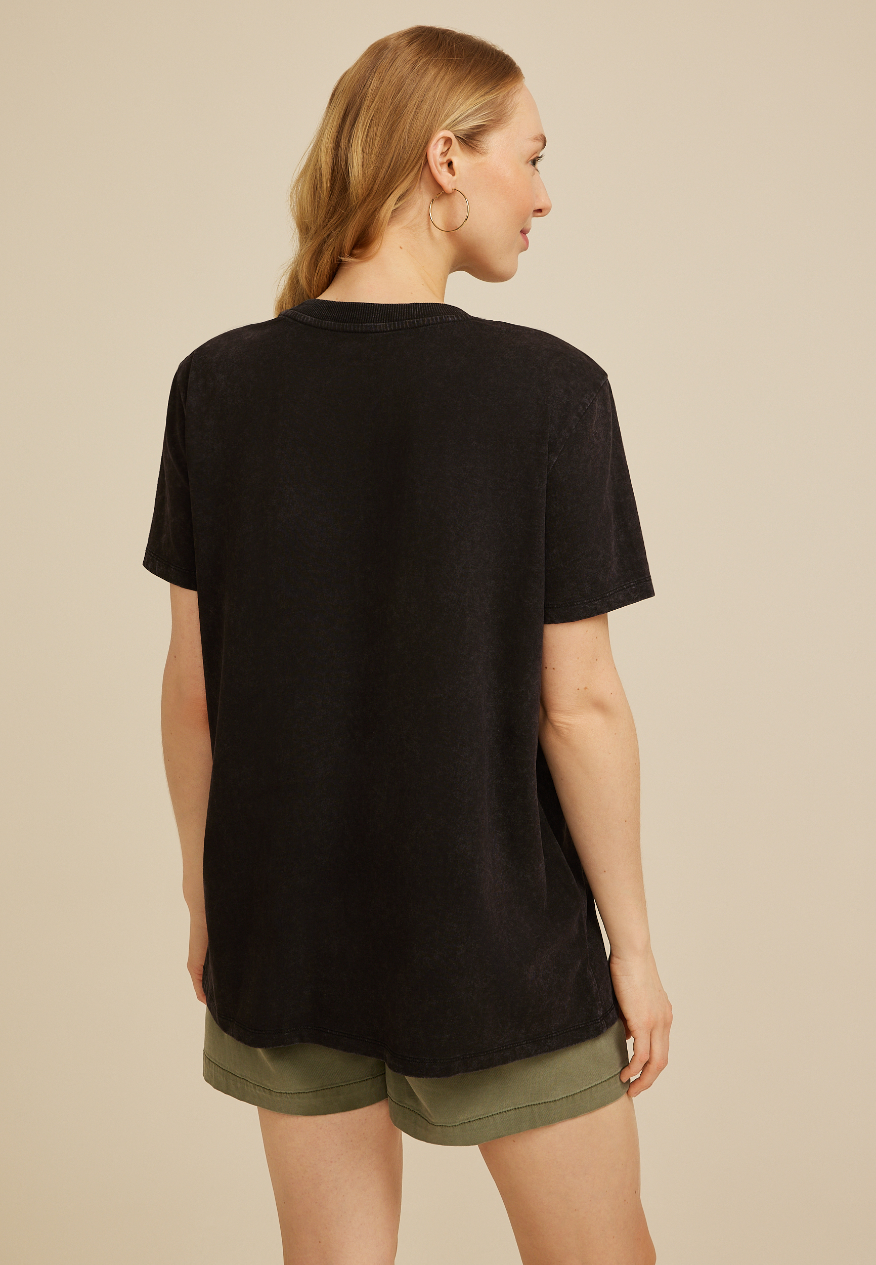 Sun Sand Cocktail In Hand Oversized Fit Graphic Tee, C106, large