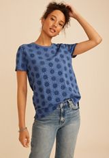 24/7 Dawson Eyelet Crew Neck Tee, C180, small