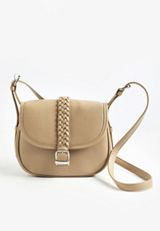 Faux Leather Braided Crossbody Bag, C211, small