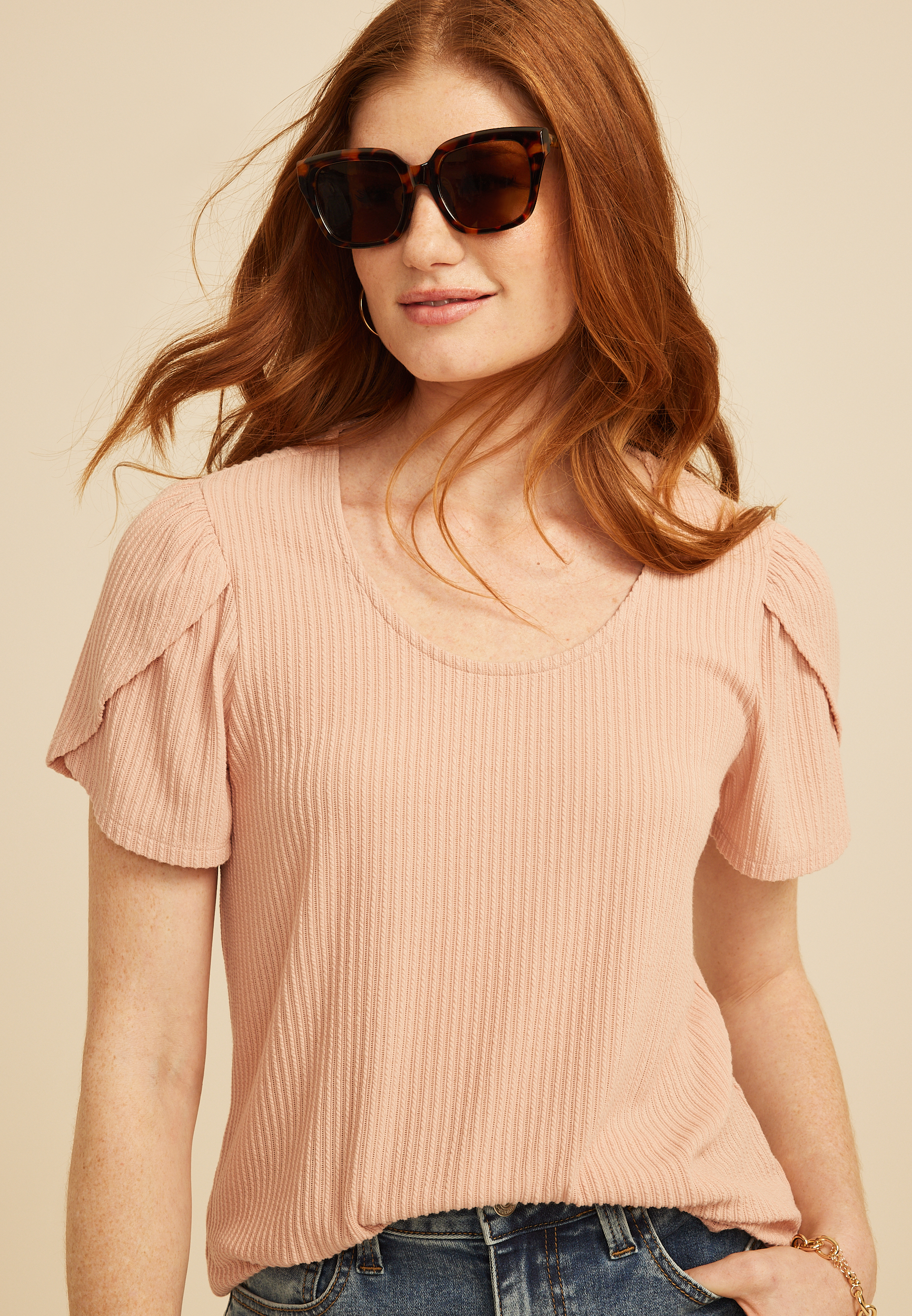 Tortoise Plastic Square Sunglasses, C920, large
